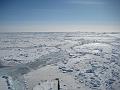 Frozen lead at bow of ship 2